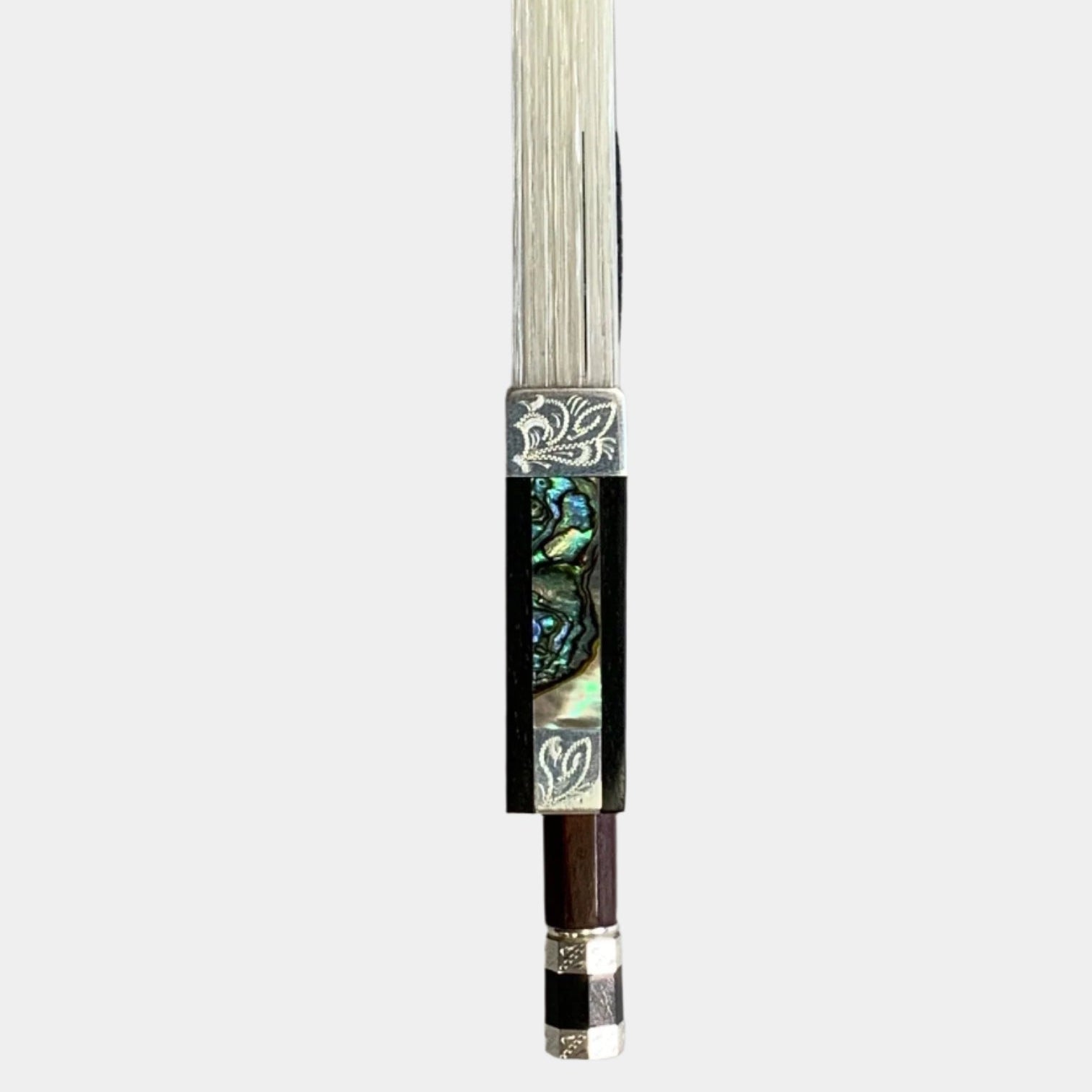 Pernambuco Silver Engraved Violin Bow